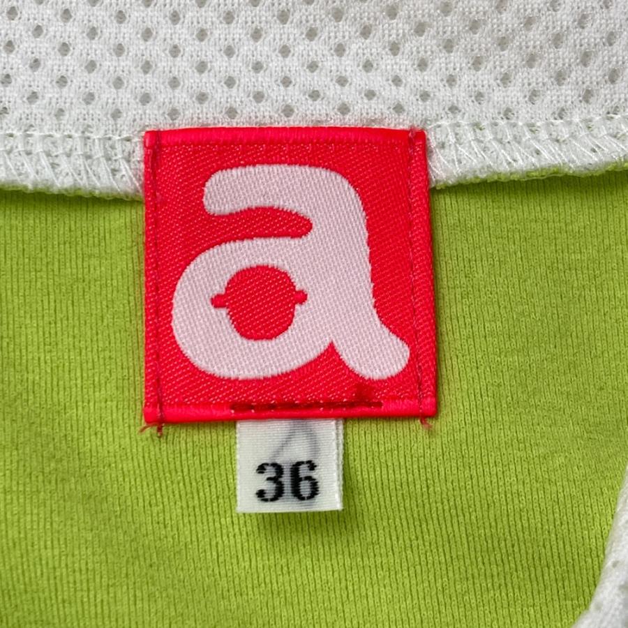 ARCHIVIO アルチビオ 襟付き ノースリーブTシャツ グリーン系 36