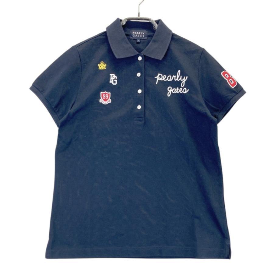 PEARLY GATES パーリーゲイツ 半袖ポロシャツ ネイビー系 1 ゴルフ