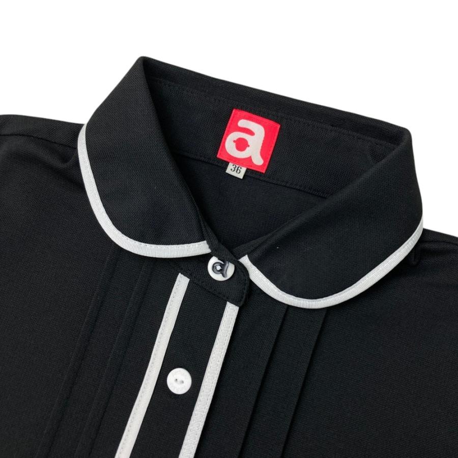 ARCHIVIO アルチビオ ノースリーブポロシャツ ブラック系 36