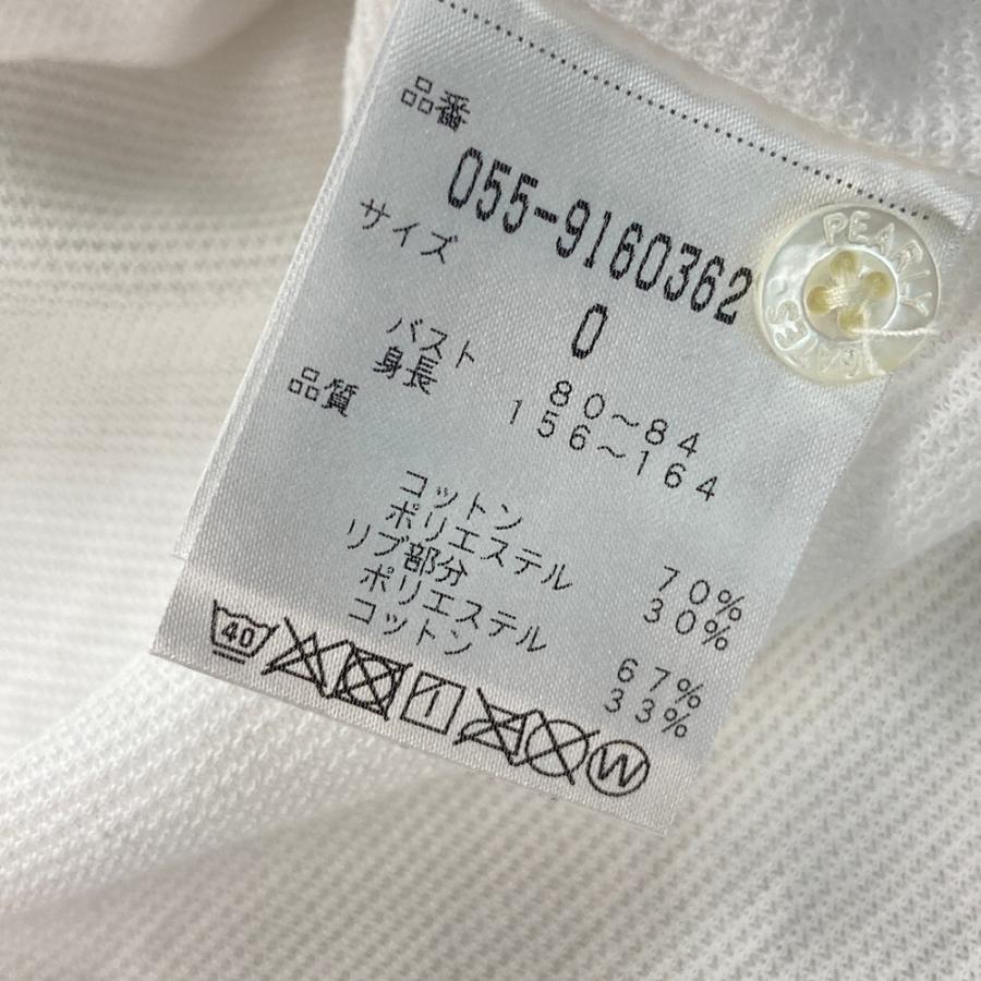 PEARLY GATES（パーリーゲイツ） 半袖ポロシャツ 30周年 ホワイト系 0