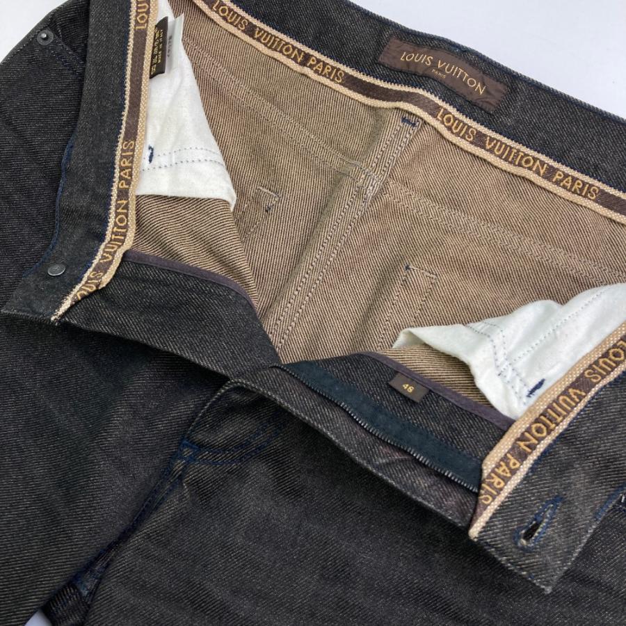 LOUIS VUITTON ルイ ヴィトン デニムパンツ ジップ ブラウン系 LOUIS VUITTON ルイ ヴィトン デニムパンツ ジップ ブラウン系