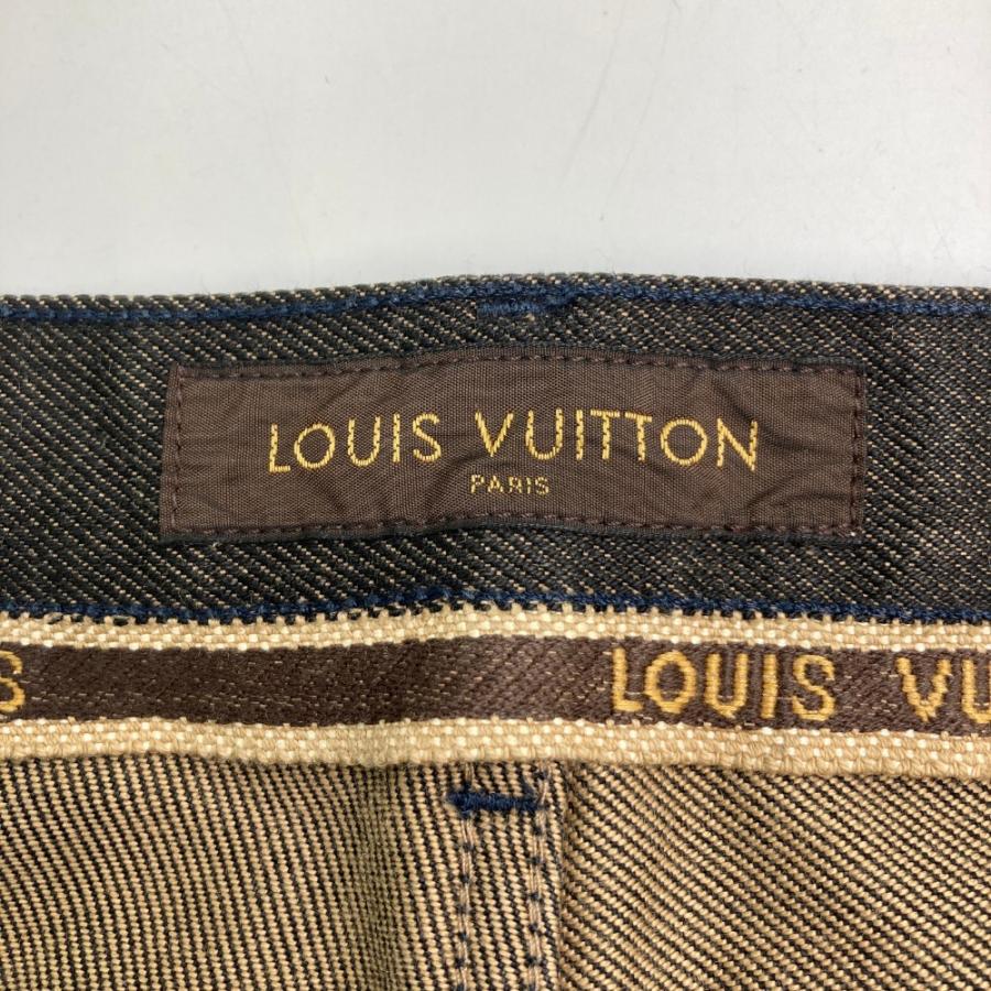LOUIS VUITTON ルイ ヴィトン デニムパンツ ジップ ブラウン系 LOUIS VUITTON ルイ ヴィトン デニムパンツ ジップ ブラウン系