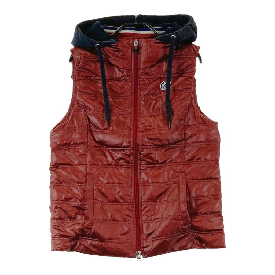 パーリーゲイツマスターバニーダウンワンピースベスト中綿入りレディース