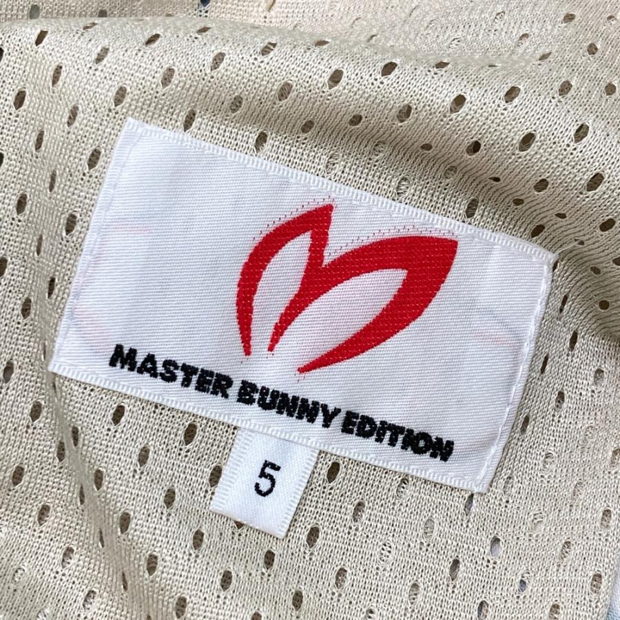 【新品】MASTER BUNNY EDITION マスターバニーエディション 158-135502 ストレッチパンツ ベルトモチーフ ベージュ系 5 ゴルフウェア メンズ｜stst-used｜03