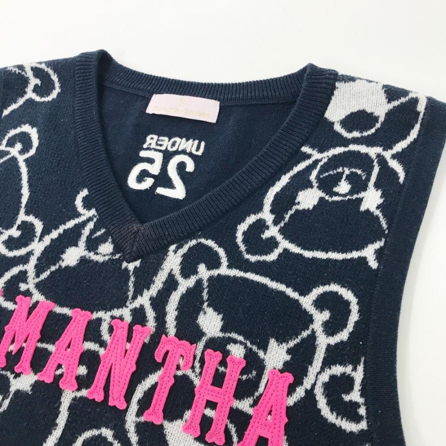 美品　サマンサタバサ　ゴルフ　under25 M 裏起毛　スウェットパーカー ゴルフ 美品 サマンサタバサ ゴルフ under25 M 裏起毛 スウェットパーカー