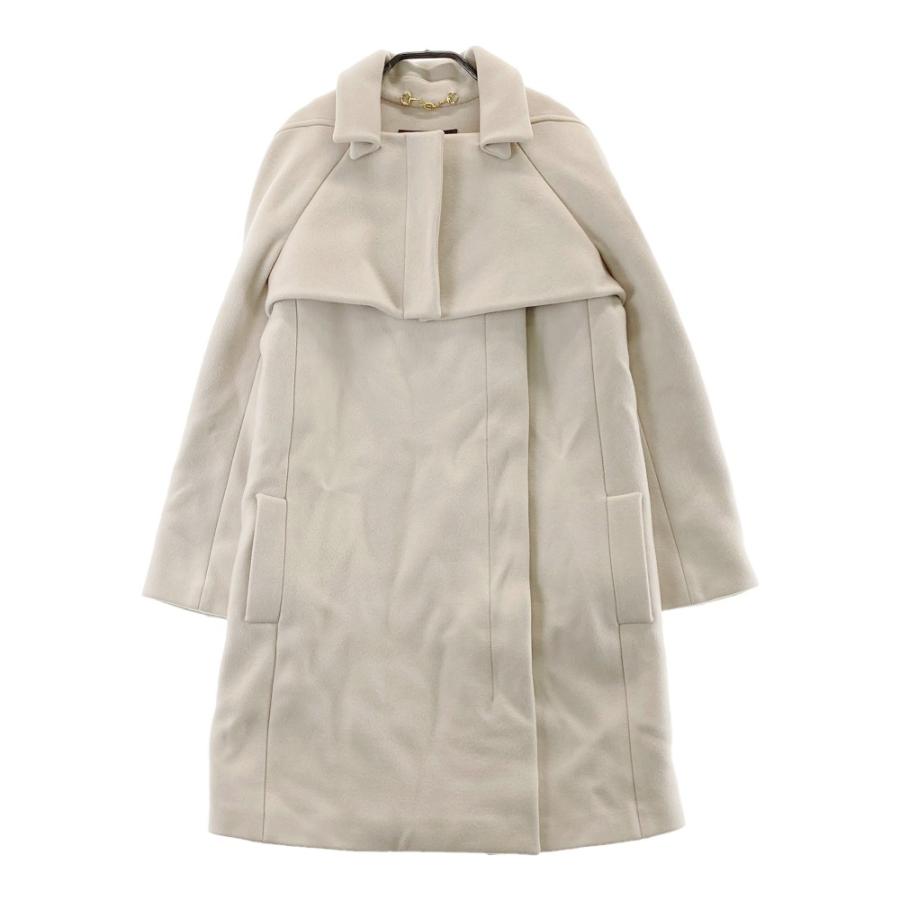 GUCCI グッチ 216173 カシミヤ混ウールコート ベージュ系 40 