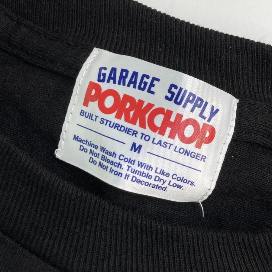 PORKCHOP GARAGE SUPPLY ポークチョップガレージサプライ  長袖Tシャツ  ブラック系 M メンズ｜stst-used｜05