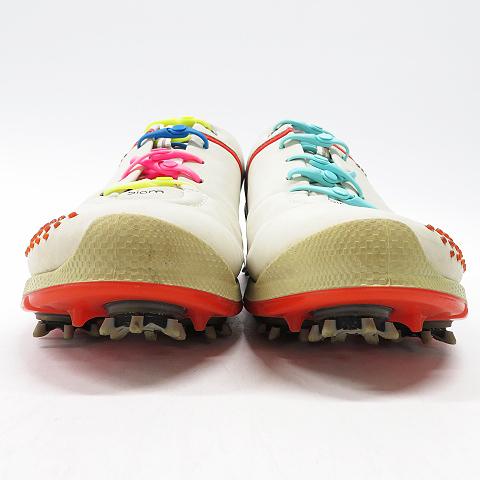 【美品】Ecco biom ゴルフシューズ ホワイト【サイズ40】 Amazon | [エコー] ゴルフシューズ ゴルフ バイオム エイチ