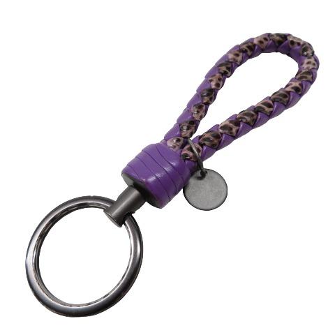 ⭐️Bottega Veneta 紫 レザー キーホルダー ⭐️Bottega Veneta 紫 レザー キーホルダー BOTTEGA VENETA - 新品