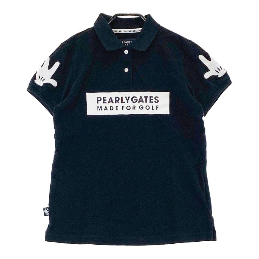 PEARLY GATES パーリーゲイツ Disney ミッキー　ポロシャツ PEARLY GATES（パーリーゲイツ） ×Disney 半袖ポロシャツ ミッキー