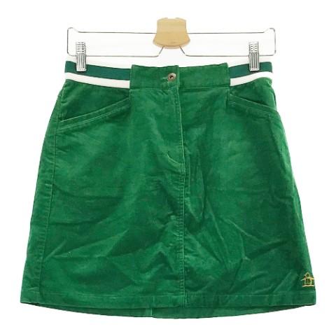 MUNSINGWEAR マンシングウェア コーデュロイスカート グリーン系 M