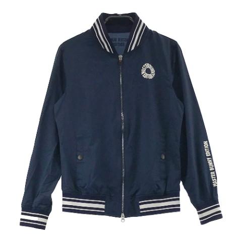 MASTER BUNNY EDITION ネイビー ジャケット美品 MASTER BUNNY EDITION（マスターバニーエディション） ナイロンジップ