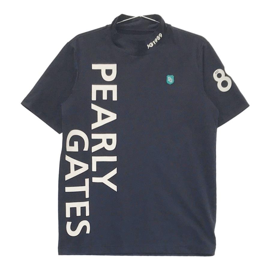 PEARLY GATES パーリーゲイツ 2021年モデル ハイネック半袖Tシャツ ロゴ ネイビー系 4 ゴルフウェア メンズ  :1-240001826353:ブランド古着ストスト - 通販 - Yahoo!ショッピング