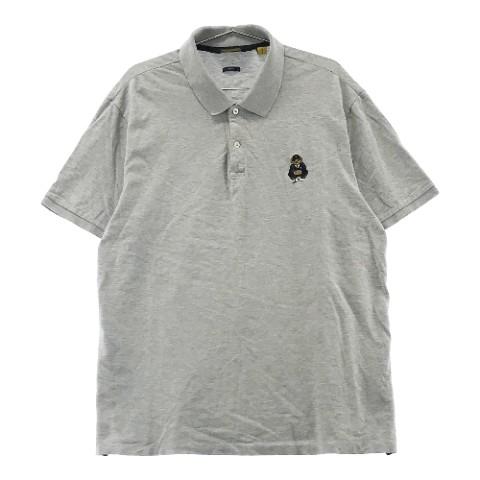 POLO GOLF ポロゴルフ 半袖ポロシャツ ベア グレー系 XL ゴルフウェア