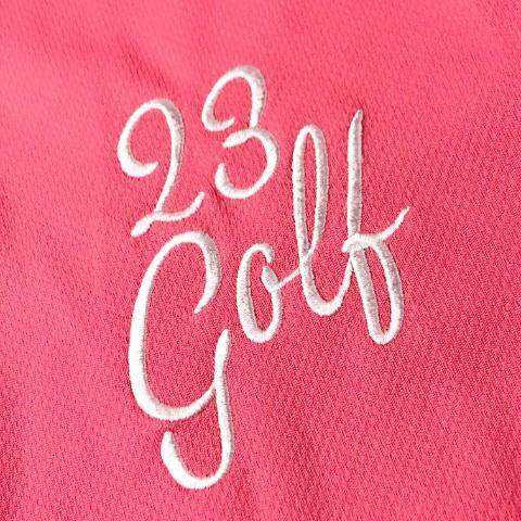 23区GOLF ニジュウサンクゴルフ 半袖ポロシャツ ピンク系 1 ゴルフ 