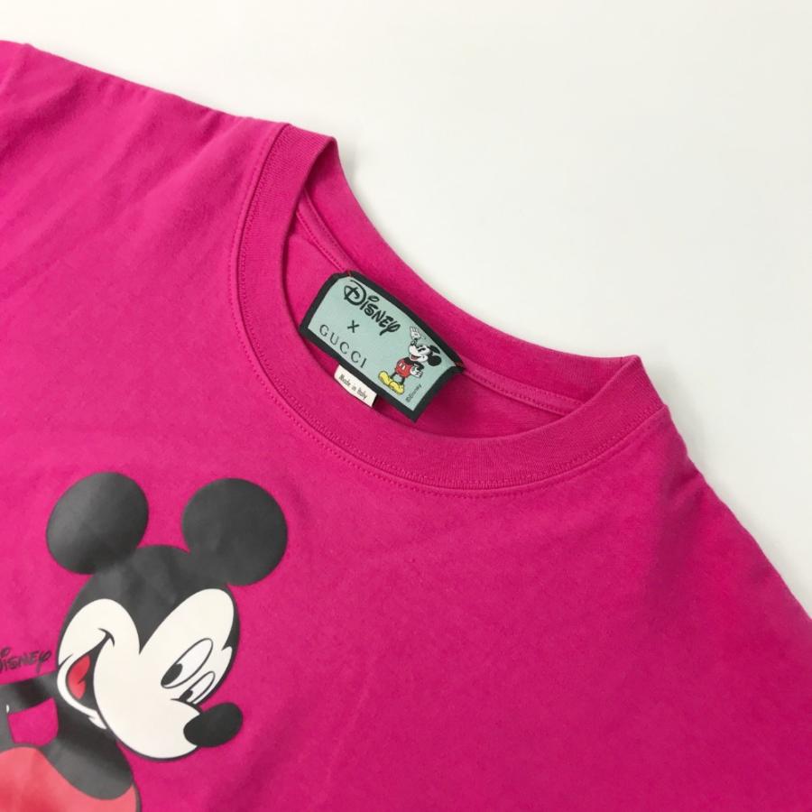 GUCCI グッチ 半袖Tシャツ ミッキー ピンク系 XS メンズ GUCCI グッチ 半袖Tシャツ ミッキー ピンク系 XS メンズ