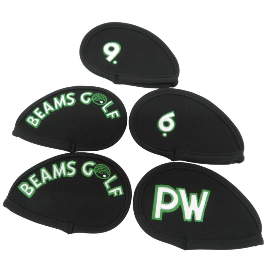 BEAMS GOLF ビームスゴルフ ヘッドカバー 5点セット ブラック系 IR 