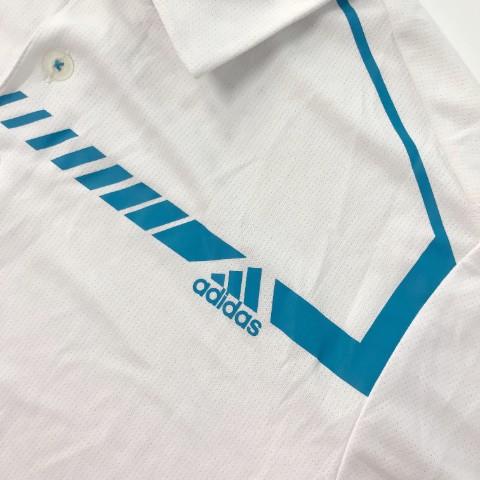 ADIDAS GOLF アディダスゴルフ 半袖ポロシャツ climachill ホワイト系