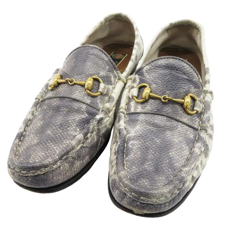 GUCCI グッチ ビット ローファー ホワイト系 361/2 レディース GUCCI グッチ ビット ローファー ホワイト系 361/2 レディース