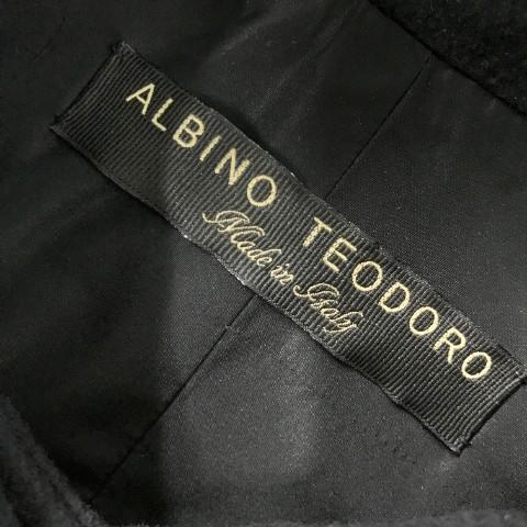 ALBINO TEODORO アルビーノ テオドロ コート ネイビー系 38 レディース