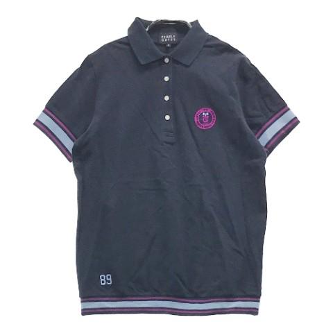 PEARLY GATES パーリーゲイツ 055-7160402 半袖ポロシャツ ネイビー系