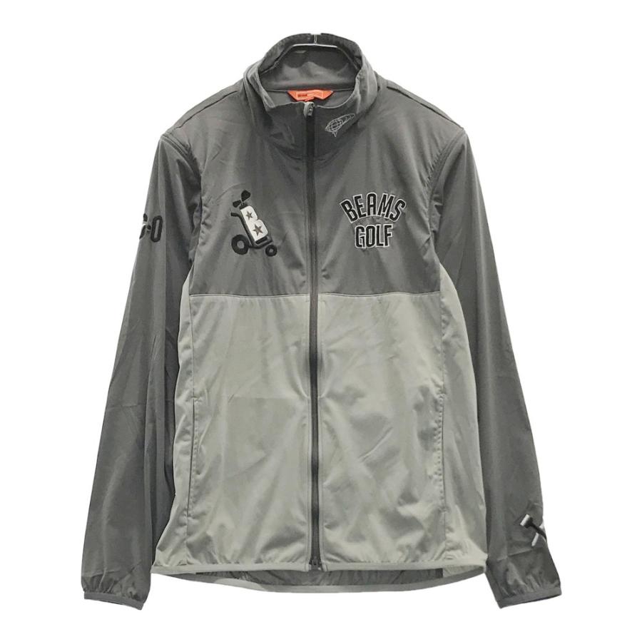 BEAMS GOLF ビームスゴルフ 2WAY ジップジャケット グレー系 M ゴルフ