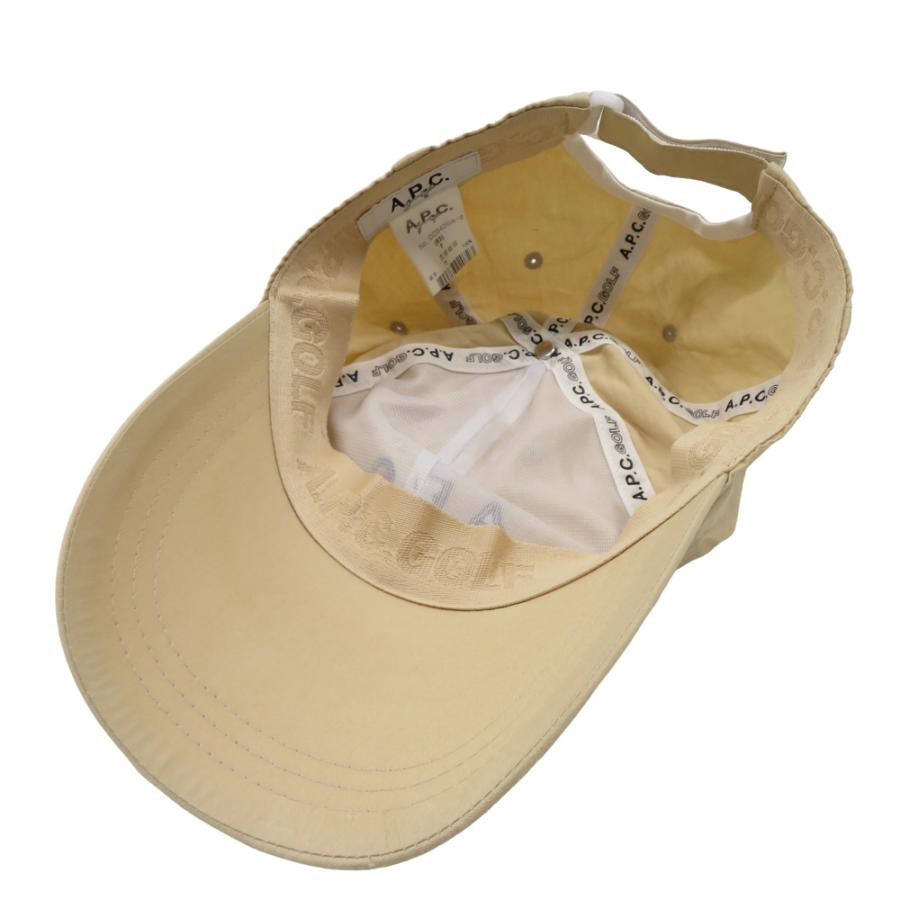 A.P.C.GOLF アーペーセーゴルフ キャップ ロゴ ベージュ系 ゴルフ