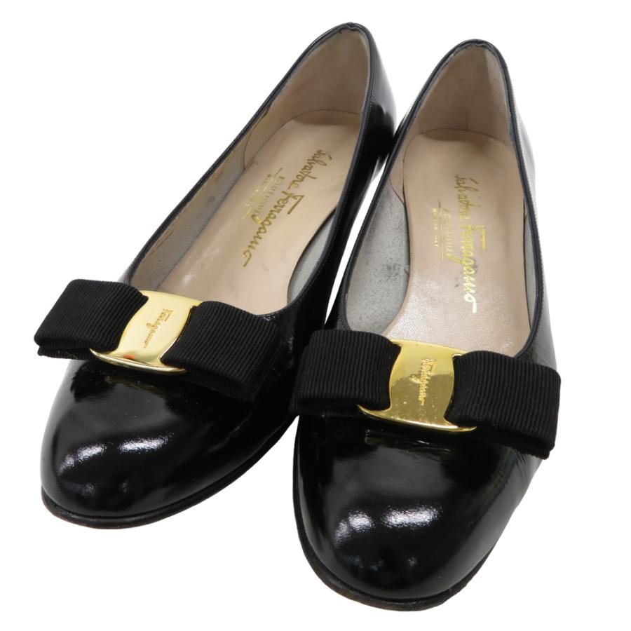 Salvatore Ferragamo サルヴァトーレ フェラガモ パンプス エナメル