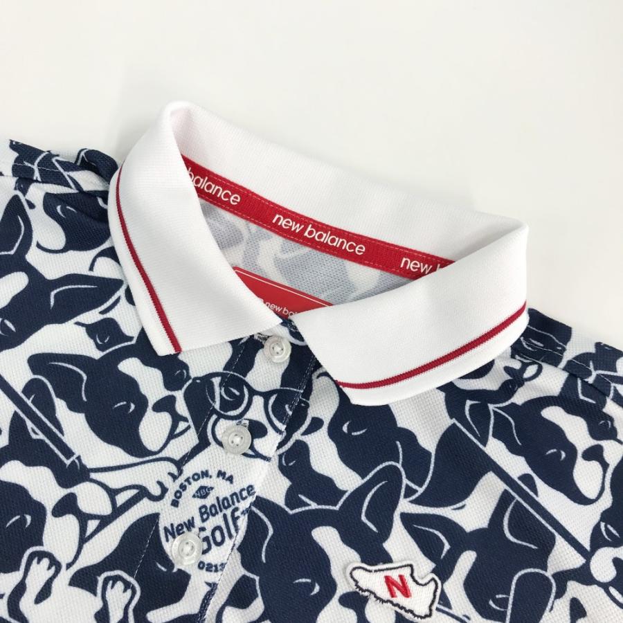NEW BALANCE GOLF ニューバランスゴルフ 半袖ポロシャツ ボストンテリア 総柄 ホワイト系 ゴルフウェア レディース :1-240001912150:ブランド古着ストスト 通販 NEW BALANCE GOLF ニューバランスゴルフ 半袖ポロシャツ ボストンテリア ホワイト系 ゴルフウェア レディース