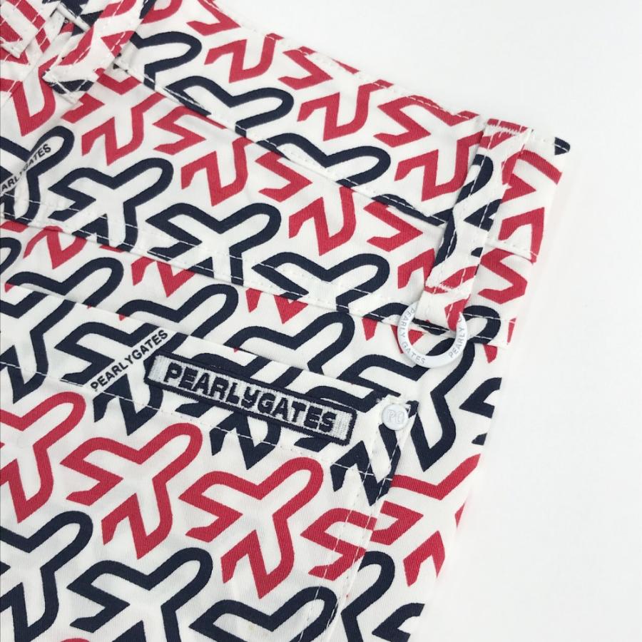 新品】PEARLY GATES パーリーゲイツ ストレッチパンツ 飛行機総柄