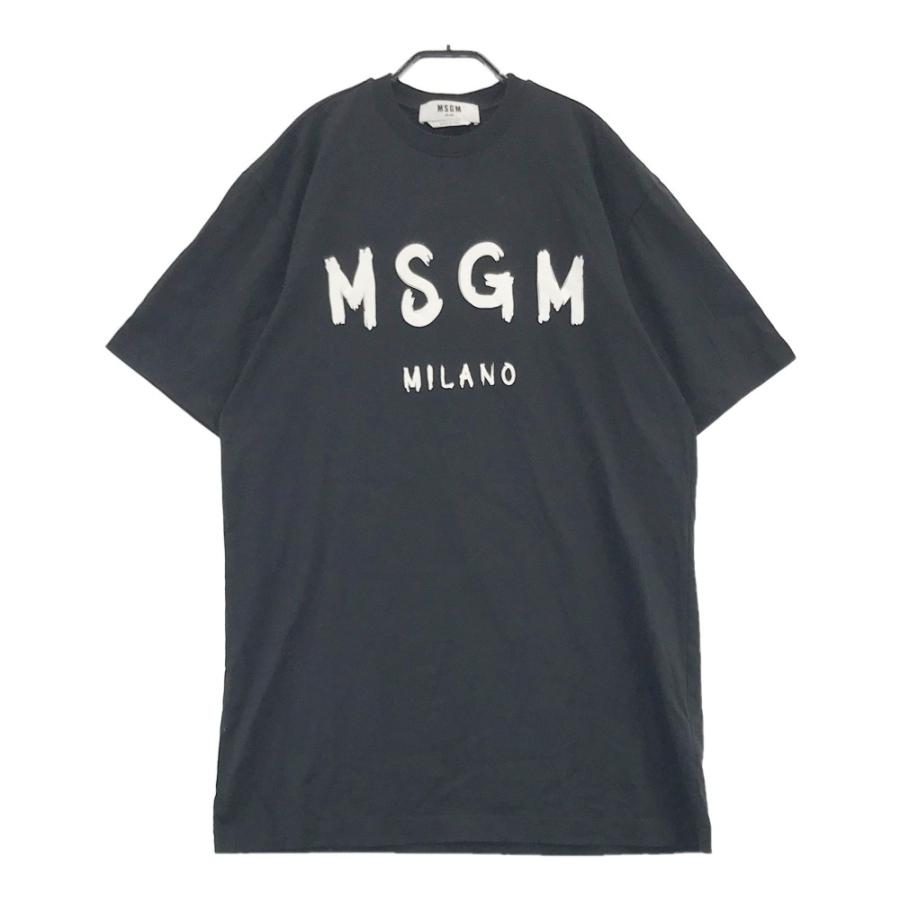 MSGM（エムエスジーエム） 2841MDA68 Tシャツワンピース ブラック系 XS