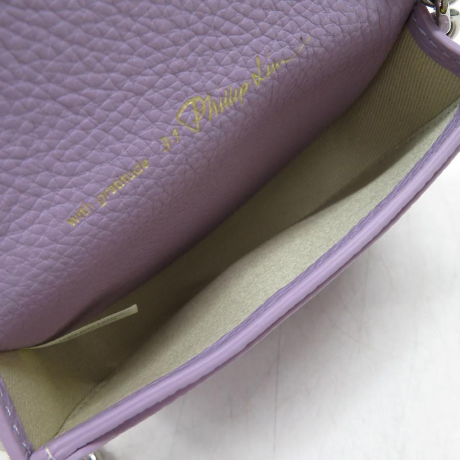 美品】3.1PHILLIP LIM 3.1 フィリップ リム チェーン カードケース 