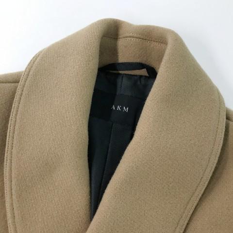 AKM エイケイエム ピーコート ベージュ系 メンズ メンズファッション