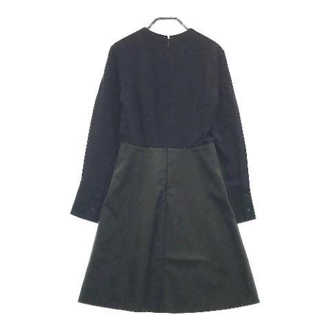 STELLA McCARTNEY ステラマッカートニー レザースカートコンビ 