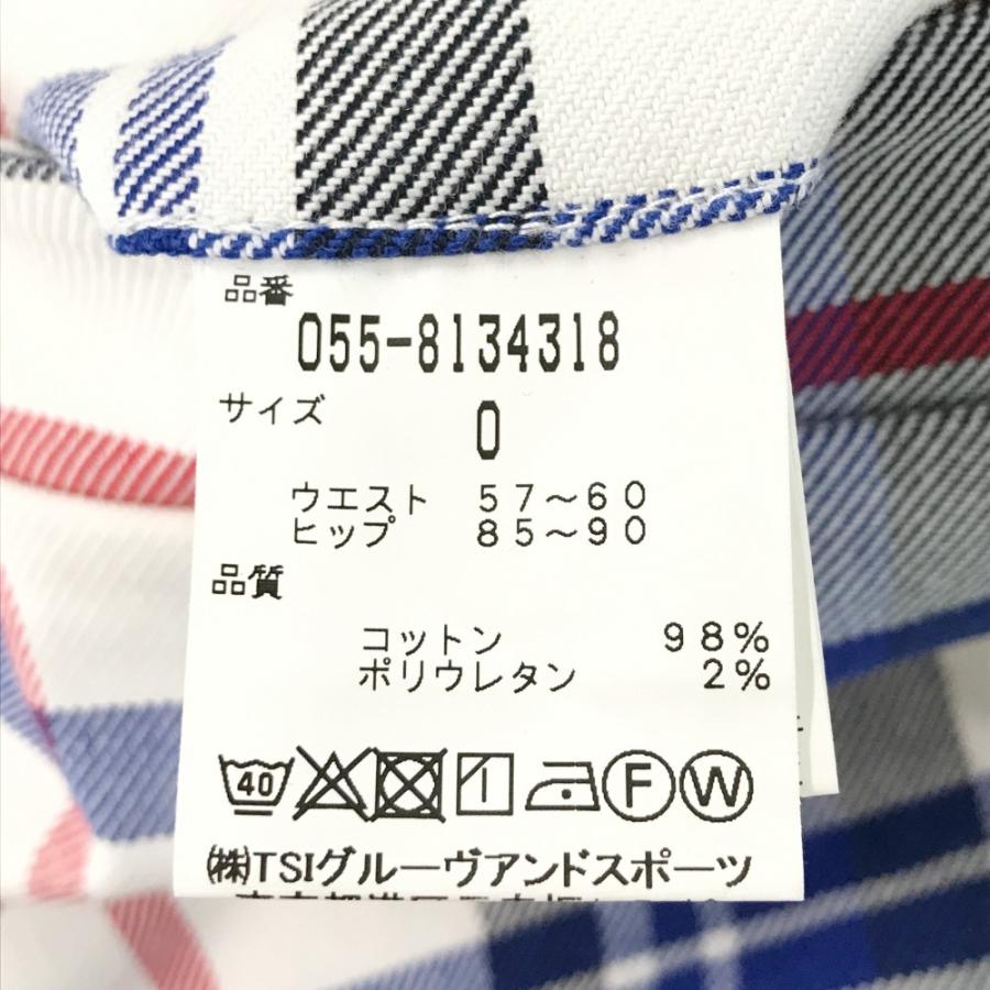 PEARLY GATES パーリーゲイツ ストレッチスカート チェック柄