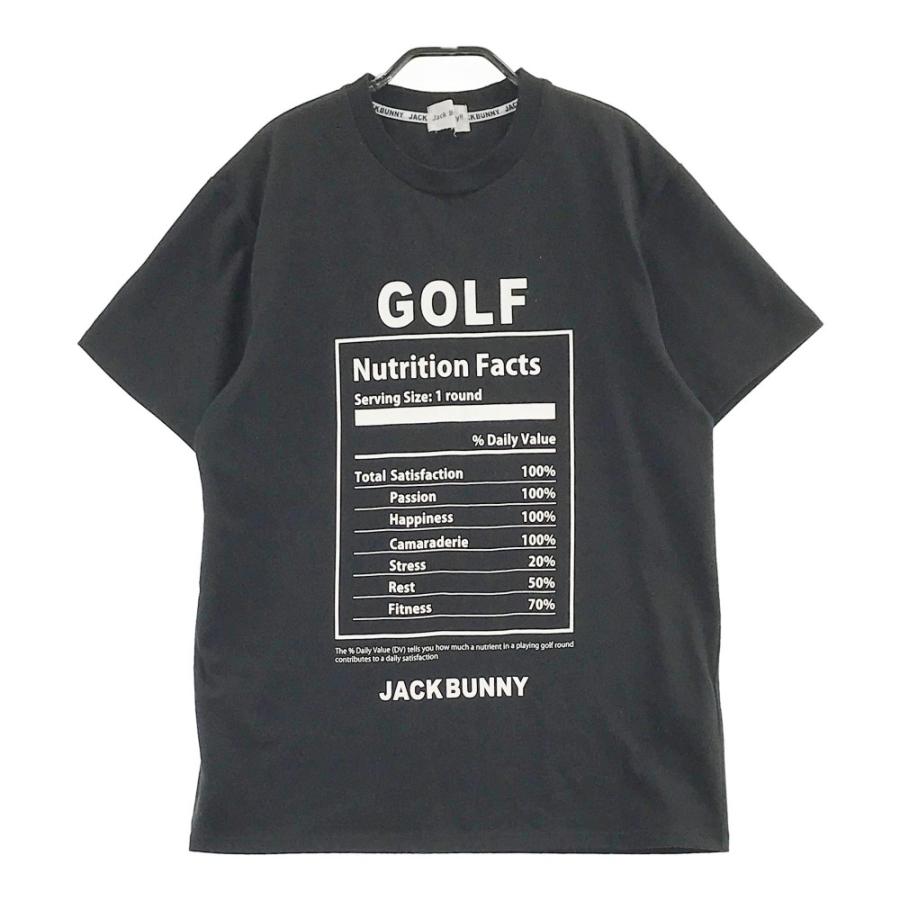JACK BUNNY ジャックバニー 2021年モデル 半袖Tシャツ ブラック系 ゴルフウェア レディース  :1-240001941679:ブランド古着ストスト 通販 
