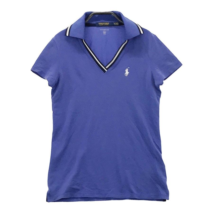 POLO GOLF ポロゴルフ 襟付き半袖Tシャツ ブルー系 XS ゴルフ