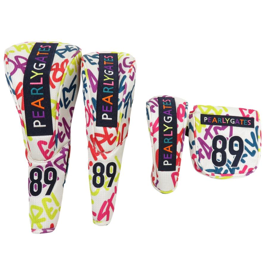 PEARLY GATES パーリーゲイツ ヘッドカバー 4点セット 落書き  