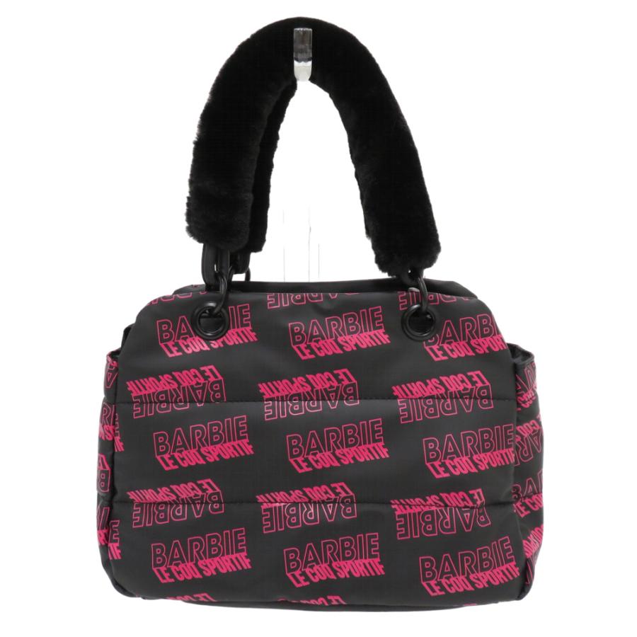 【美品】LE COQ GOLF ルコックゴルフ 2022年モデル カートバッグ 総柄 ブラック系  ゴルフウェア レディースの画像
