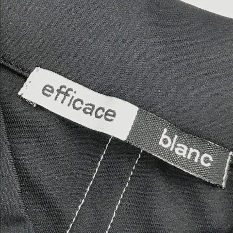 EFFICACE BLANC(AW) エフィカスブラン ジップジャケット ブラック系 S