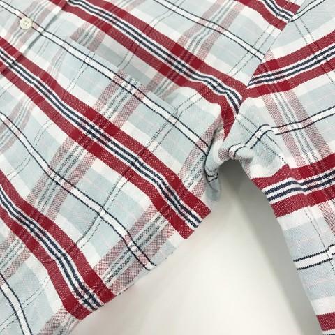 THOM BROWNE トム ブラウン 長袖シャツ チェック柄 ブルー系 0 THOM BROWNE トム ブラウン 長袖シャツ チェック柄 ブルー系 0