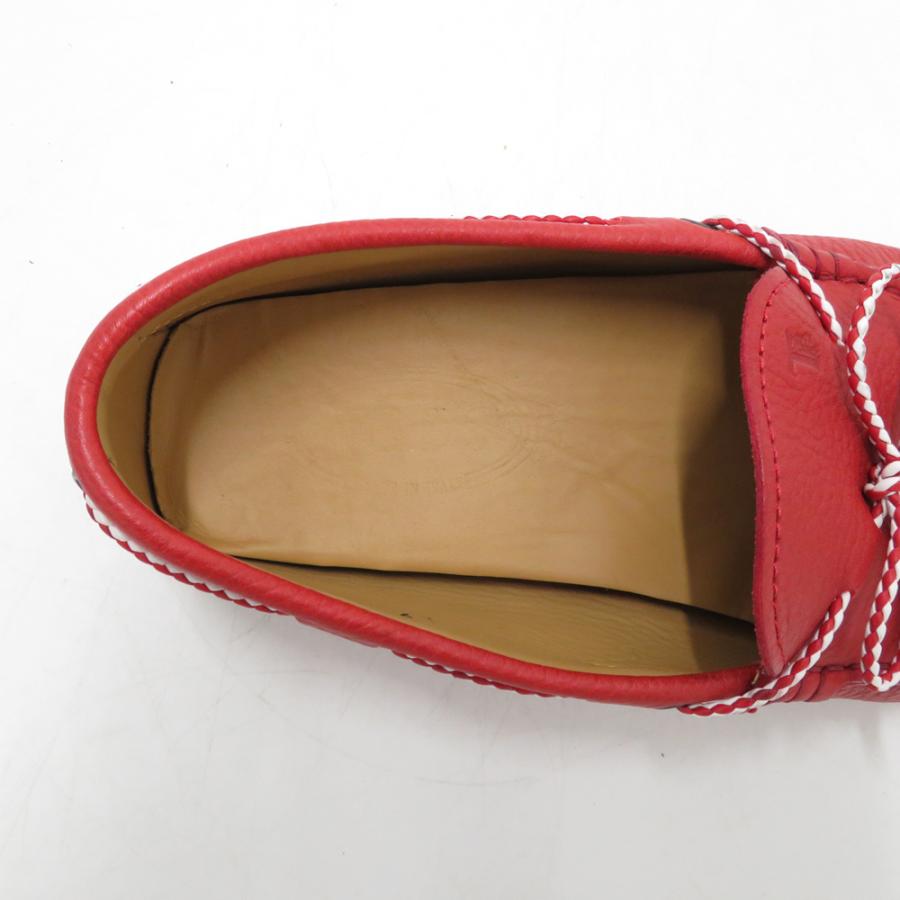 TOD'S（トッズ） ローファー ドライビング レッド系 7 メンズ