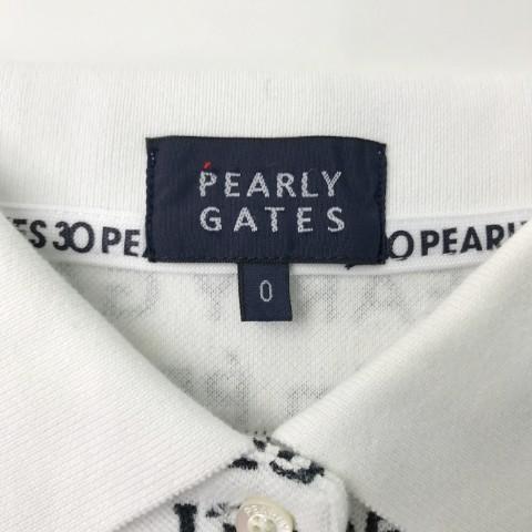 PEARLY GATES（パーリーゲイツ） ノースリーブポロシャツ ロゴ総柄