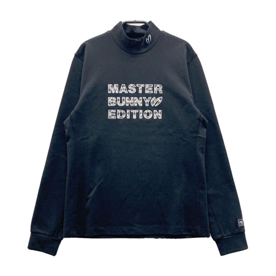 サイズ：1 MASTER BUNNY EDITION マスターバニーエディション 2025年モデル 5166106 長袖ハイネック Tシャツ  ブラック系 [240002020549] ゴルフウェア レディース ストスト MASTER BUNNY EDITION（マスターバニーエディション） 【新品】MASTER