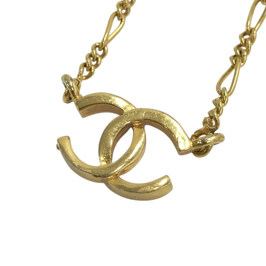 CHANEL シャネル ココマーク ネックレス ゴールド系_2