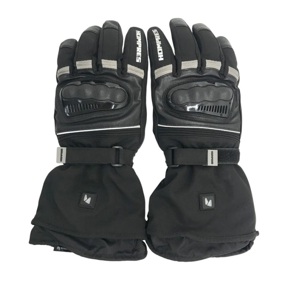 HOMPRES 電熱グローブ ブラック系 L バイクウェア : ブランド