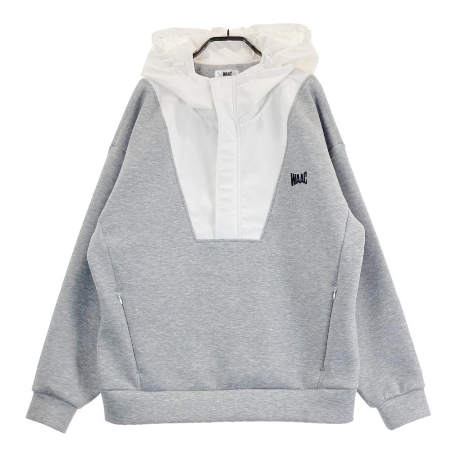 WAAC パーカー　スウェット　メンズ　L WAAC ワック パーカー グレー系 3 ゴルフウェア メンズ : ブランド古着