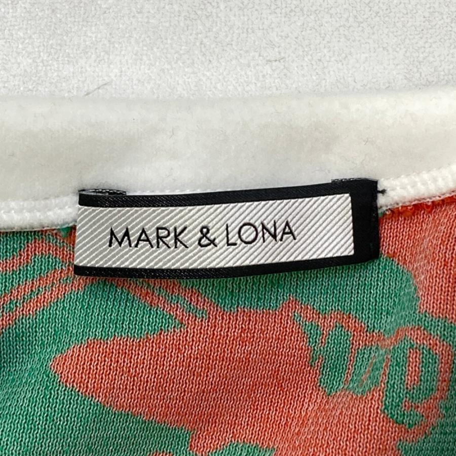 【新品】MARK\u0026LONA マークアンドロナ  モックネックロンT  グリーン系 50 ゴルフウェア メンズの画像