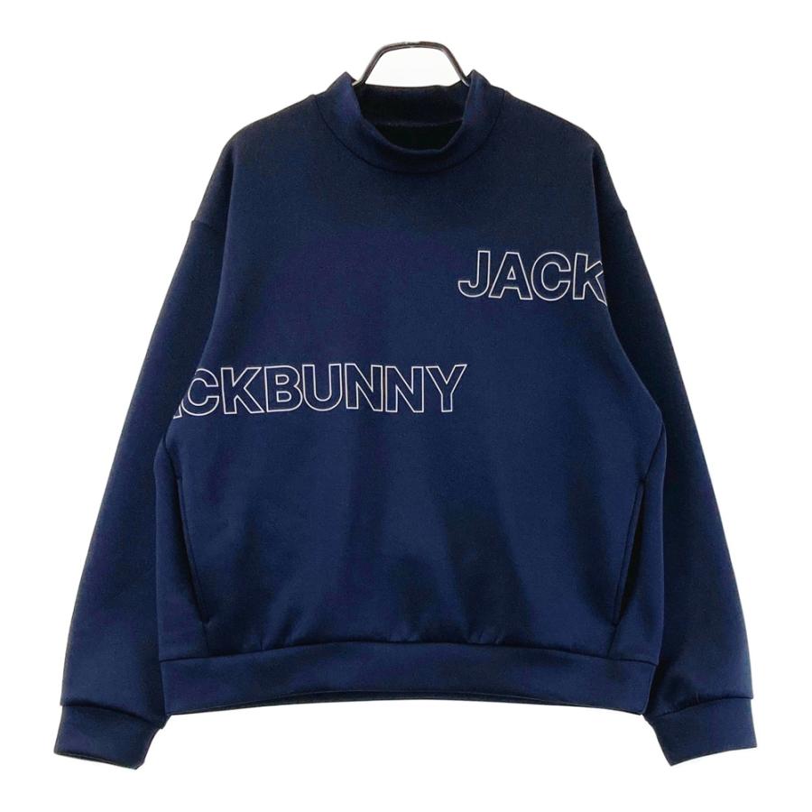 ネイビー 6サイズLL ハイネック 長袖 ジャックバニー メンズゴルフウェア JACK BUNNY ジャックバニー ハイネックロンT ネイビー系 6 ゴルフ