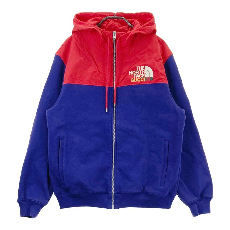 GUCCI × ノースフェイス コラボブルゾン パーカー ジャケット 新品 THE NORTH FACE ザ ノースフェイス GUCCIコラボ バイカラーパーカー